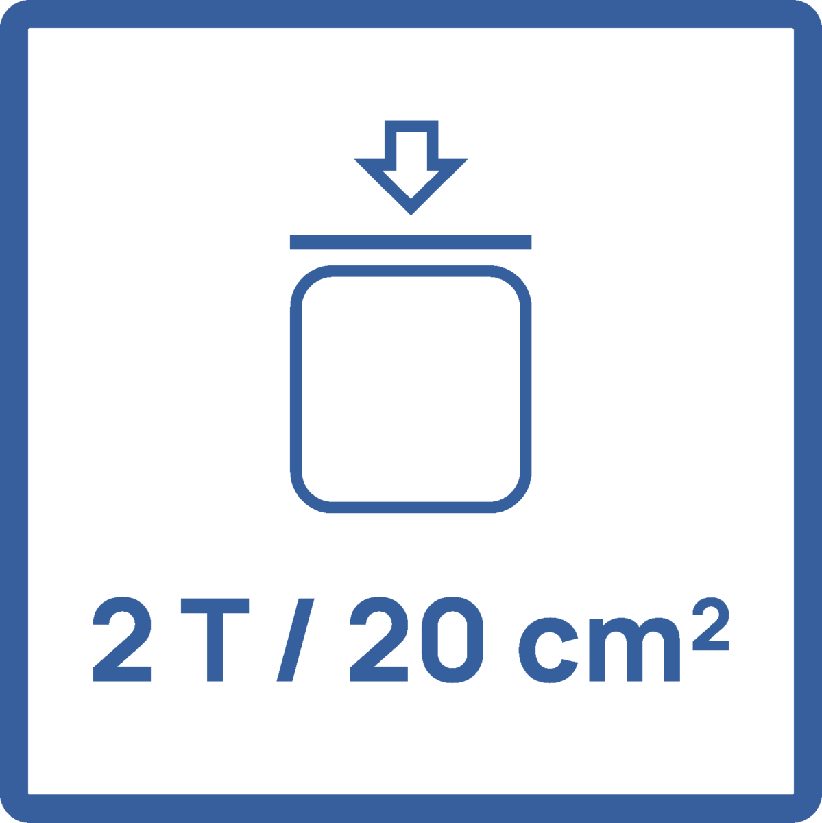 2 T - 20 cm²
