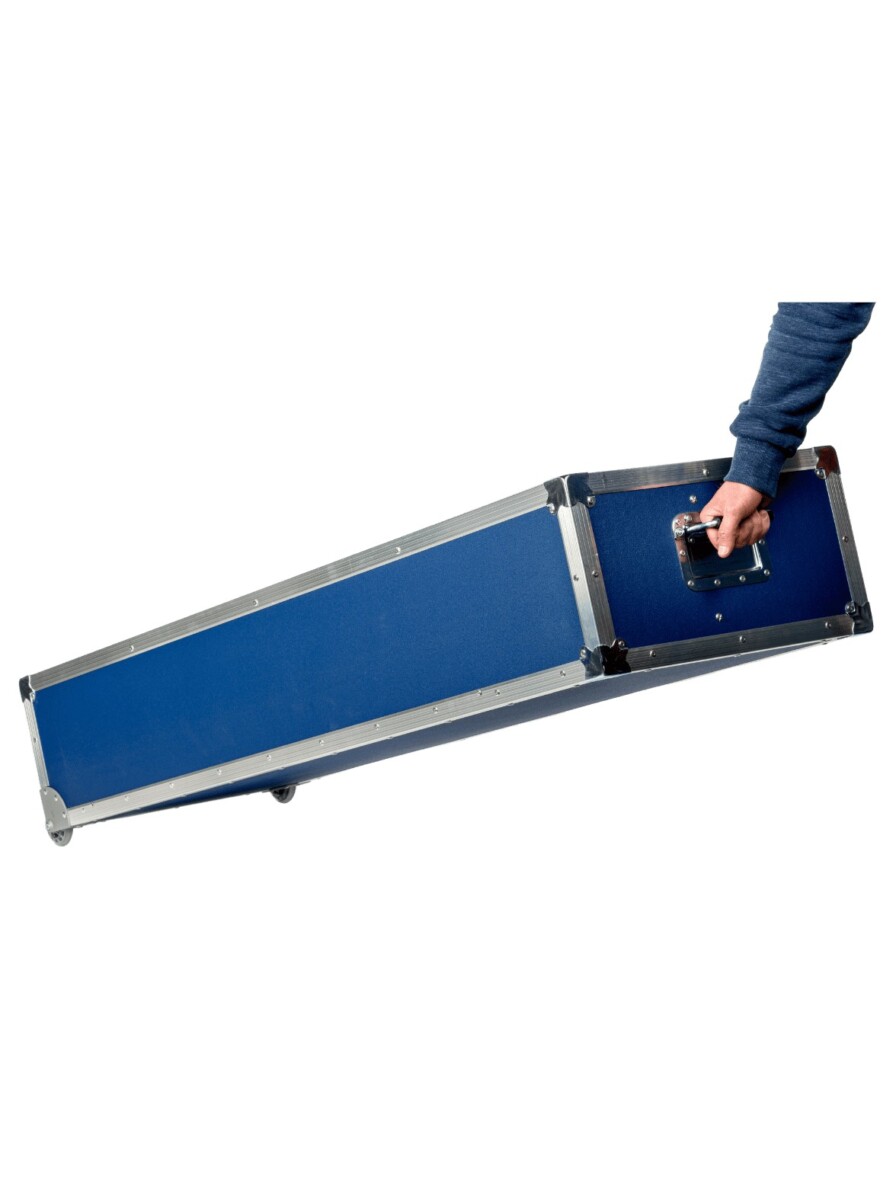Flight-case KIT TITAN - ouvert avec LUMAPHORE®, perche et kit haubanage