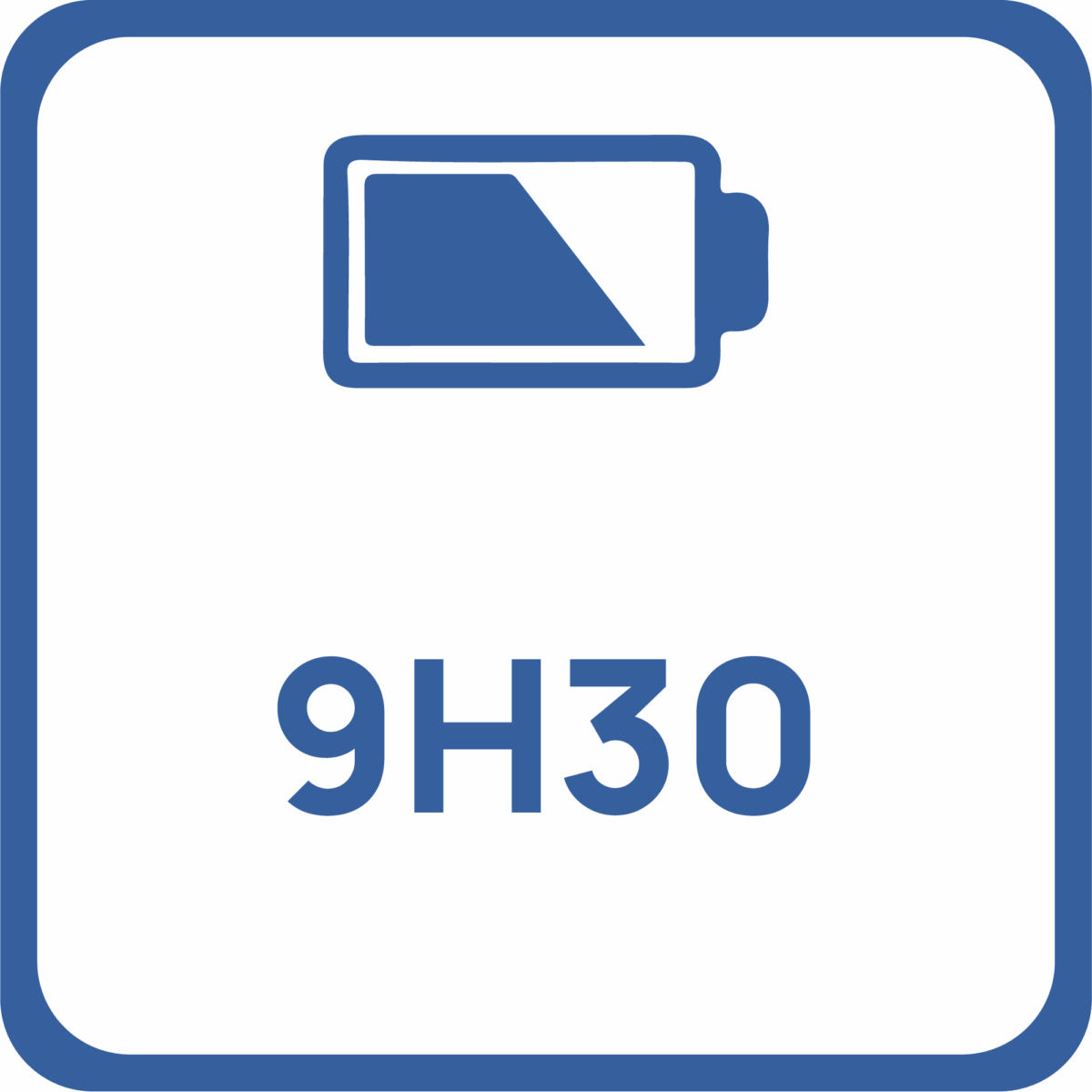 Pictogramme 9h30