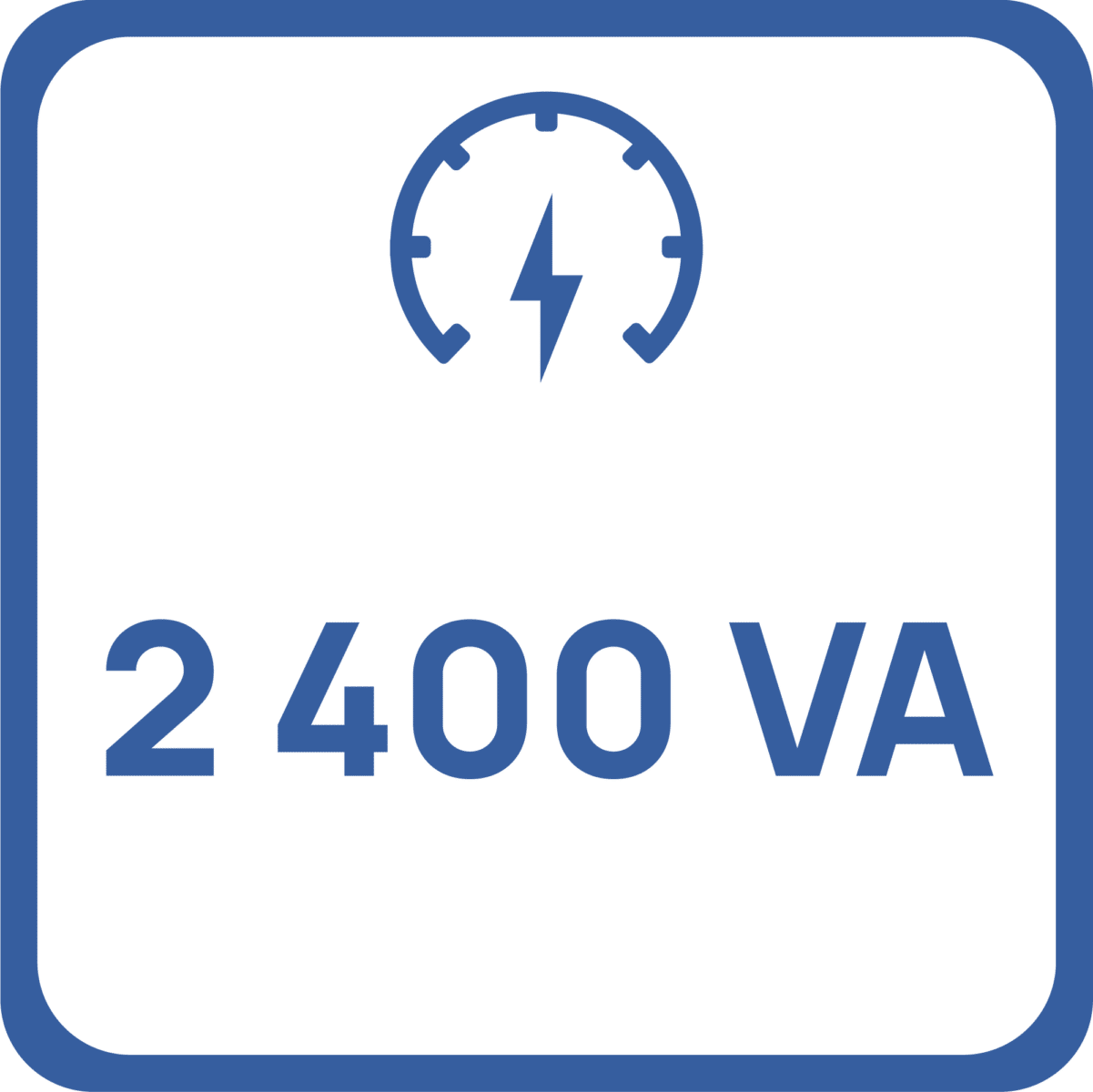 2400VA output power icon